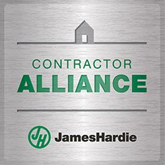 James Hardie's Contractor Alliance badge